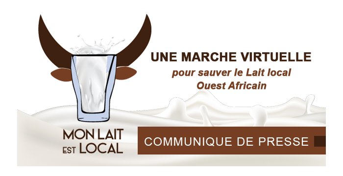  Une marche virtuelle pour demander à la CEDEAO de sauver le lait local ouest-africain dans un contexte de pandémie de COVID19 